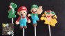 461sp Mario and Friends Chocolate or Hard Candy Lollipop Mold